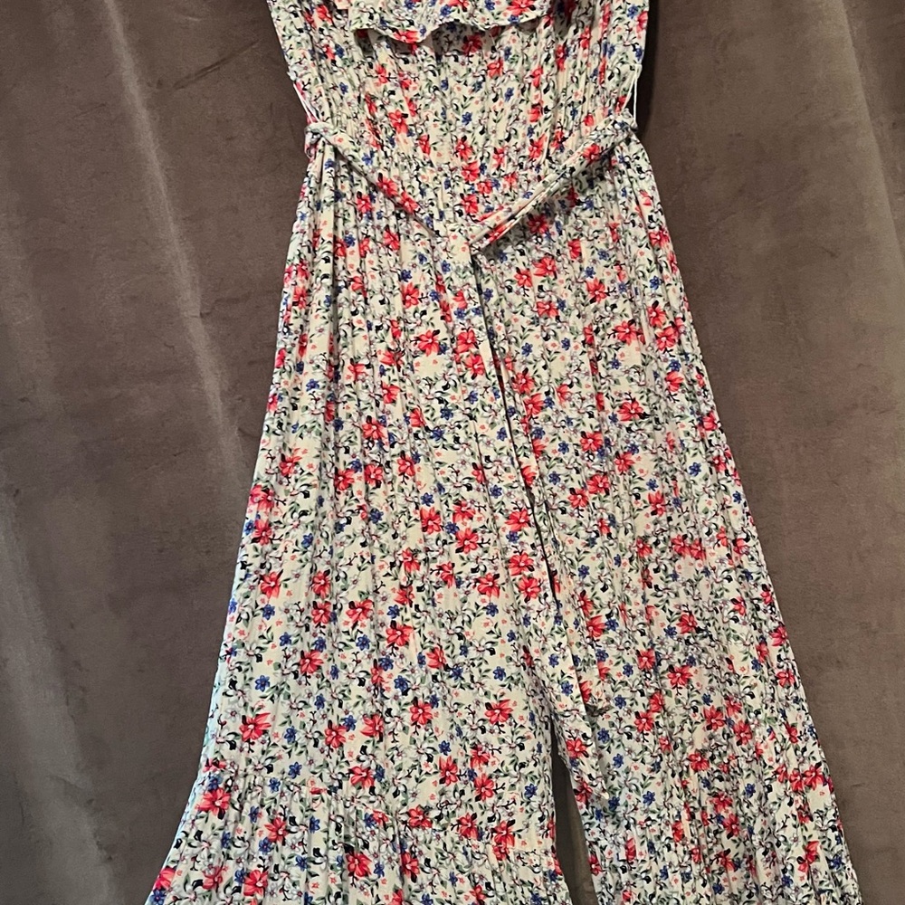 Floral Print Jumpsuit